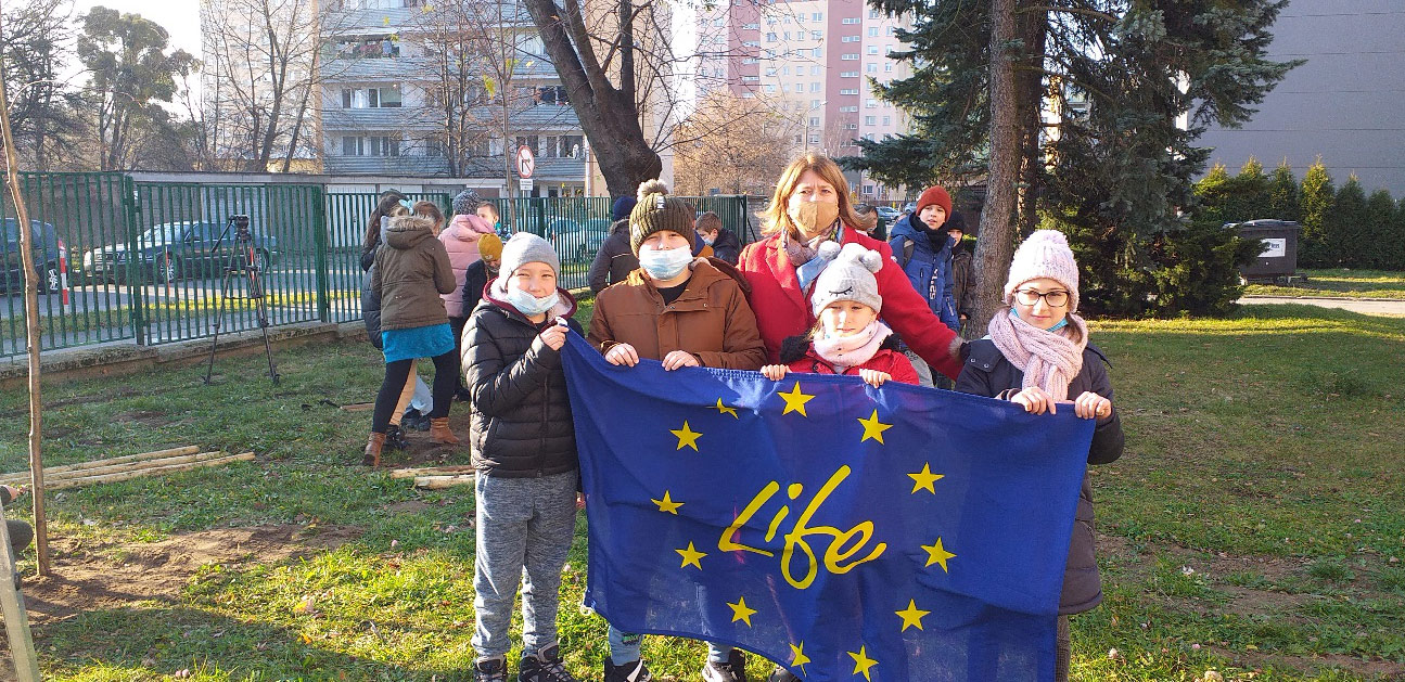 Nasadzenia drzew i krzewów w ramach realizacji projektu LIFE